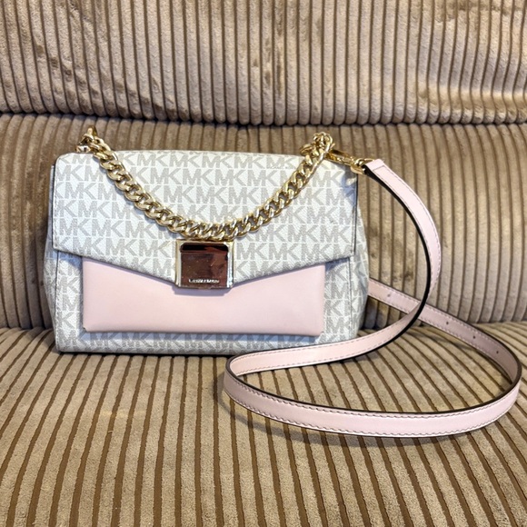 Michael Kors Handbags - Michael Kors Crossbody Bag in Pink and Gray